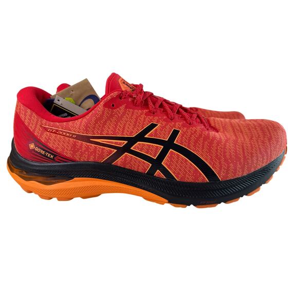 ASICS GT-2000 11GTX Running Shoe Athletic Men's 17 Electric Red/Black 1011B477 - Picture 2 of 12